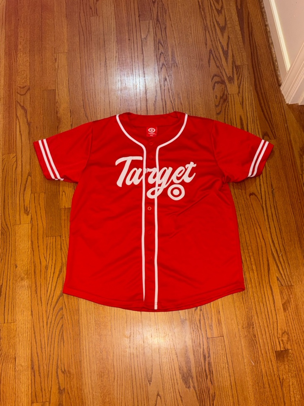 Target Men’s Red Baseball Jersey Top